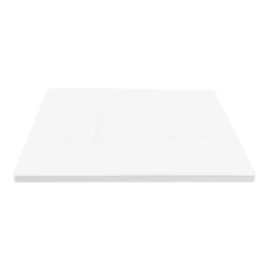 Keramik-Fliese, eckig mit 9 Quadraten, 16cm x 16cm, weiß, unbehandelt