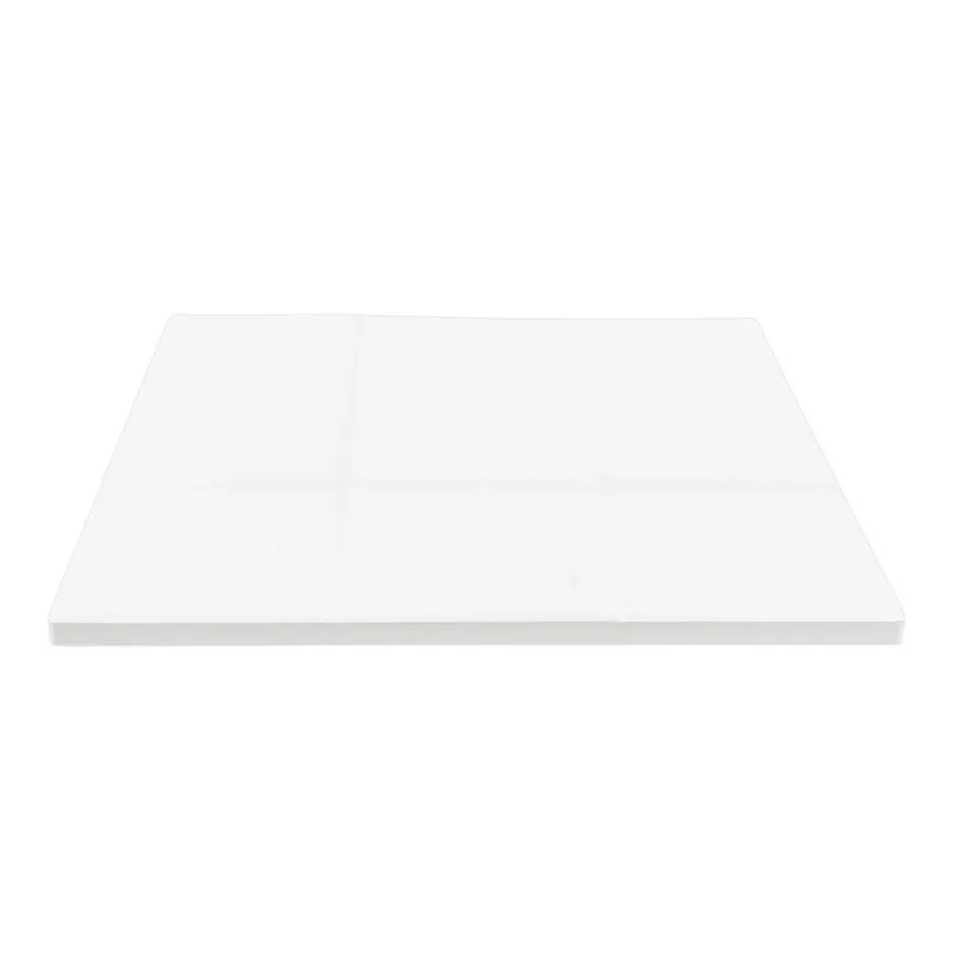 Keramik-Fliese, eckig mit 9 Quadraten, 16cm x 16cm, weiß, unbehandelt