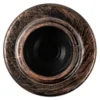 Kerzenhalter, Design 1, 7cm hoch, antik-kupfer, 2 Stück