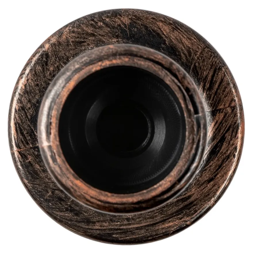 Kerzenhalter, Design 1, 7cm hoch, antik-kupfer, 2 Stück