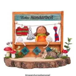 Kinder mit Schlenkerbeinen, 17cm/18cm hoch, Kantenhocker, 2 Stück