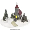 Kirche, Holz, zum Zusammenbauen, 22,5cm x 11,5cm x 13,5cm