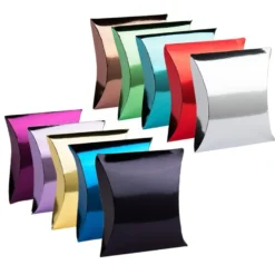 Kissentaschen, 10 cm x 11,4 cm, Spiegelkarton, verschiedene Farben, 10 Stück