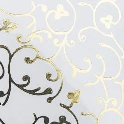 Kissentaschen transparent, 16,2cm x 13,5cm x 3,3cm, Goldfolienveredelung, 5 Stück