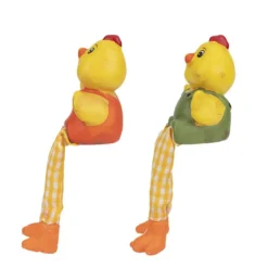 Küken mit Schlenkerbeinen, Kantenhocker, 2 Stück