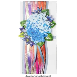 Klappkarten-Set, weiß, DIN lang 10,5cm x 21cm, 240g/m², inkl. Umschläge, 50 Stück