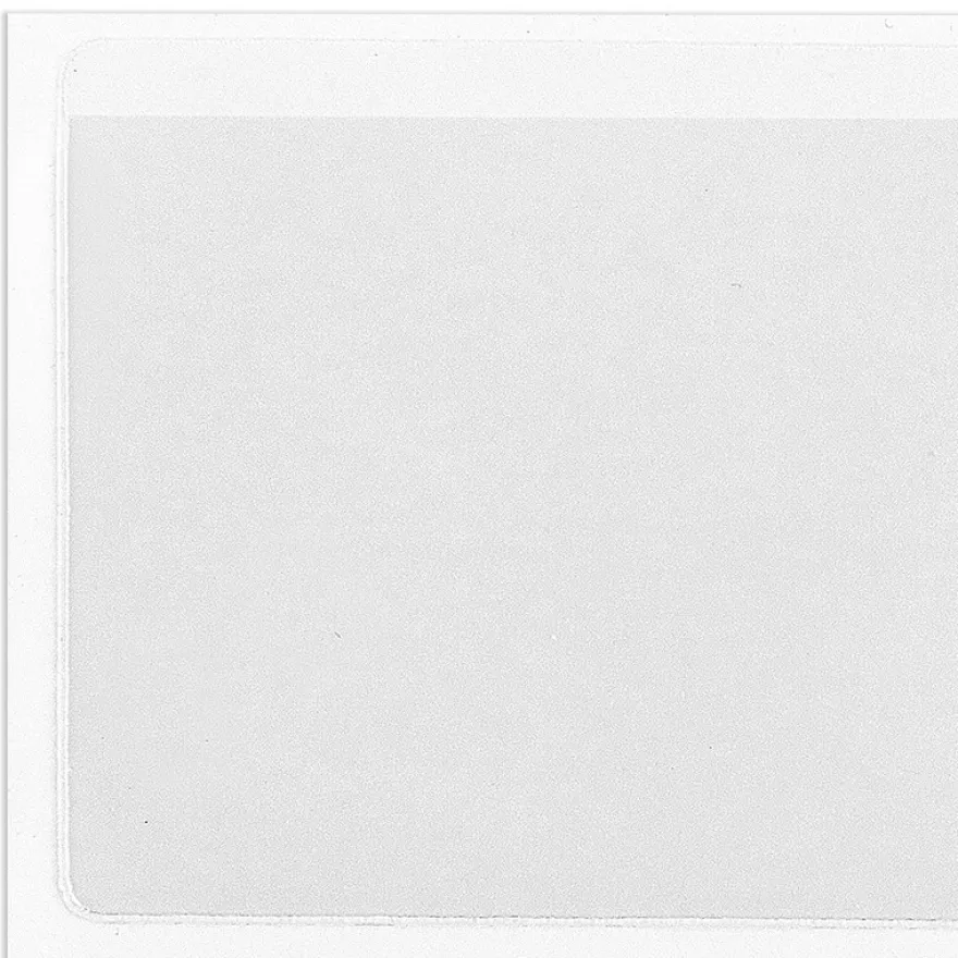 Klebetäschchen, klar, 9,5 x 6 cm, 20 Stück