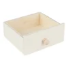 Kommode, Holz, 19cm x 15,5cm x 10cm, mit 2 Schubladen
