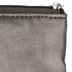 Kosmetiktäschchen, 3 verschiedene Größen, mit Reißverschluss, taupe-metallic, 3 Stück