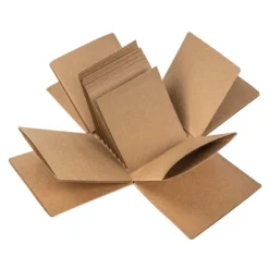 Kraftpapier-Überraschungsbox, mit Album, 12,5cm x 12,5cm x 12,5cm