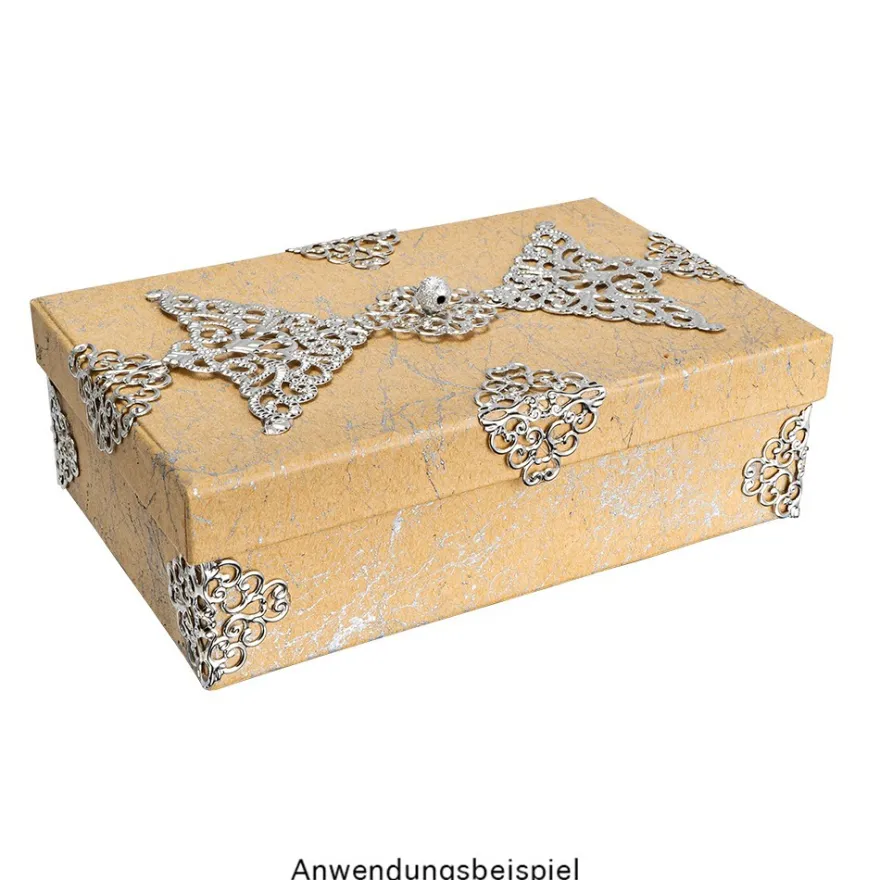 Kraftpapier-Geschenkboxen, rechteckig, verschiedene Größen, Rohlinge zum Weiterverzieren, 10 Stück