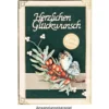 Kraftpapier-Sticker, Ø 2,5cm, 100% Hand gemacht, auf Rolle, selbstklebend, 500 Stück
