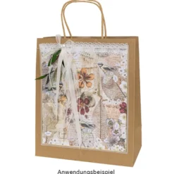 Kraftpapier-Taschen, 25,4cm x 30,5cm x 12,7cm, 170g/m², 12 Stück