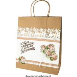 Kraftpapier-Taschen, 25,4cm x 30,5cm x 12,7cm, 170g/m², 12 Stück