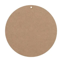 Kreativ-Platten, rund, zum Aufhängen, Ø14cm, Stärke: 2mm, 10 Stück