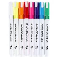 Kreide-Effekt-Stifte, verschiedene Farben, 8 Stück