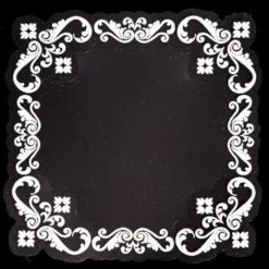 Kristall-Folie, 15x15cm, ausgestanzt, 10er Set, Design 4