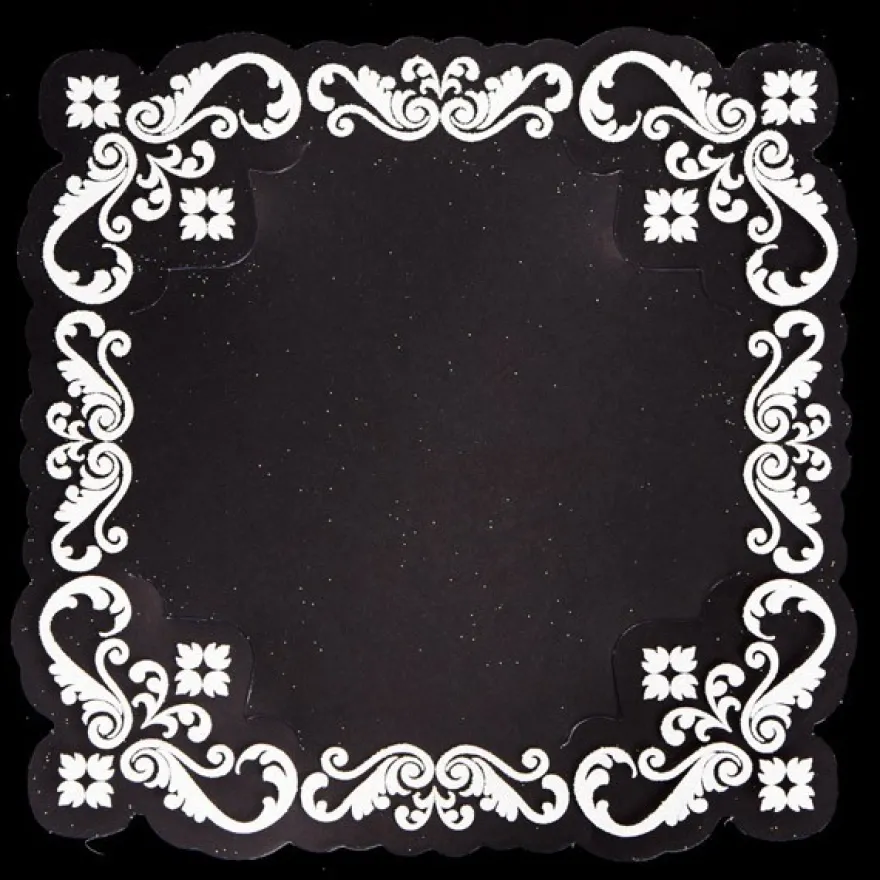 Kristall-Folie, 15x15cm, ausgestanzt, 10er Set, Design 4
