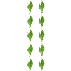 Kristallkunst, Blatt 2, selbstklebend, 10cm x 30cm, grün