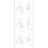 Kristallkunst, Blumenornament, selbstklebend, 10cm x 30cm, weiß irisierend