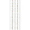 Kristallkunst, Bordüre 3, selbstklebend, 10cm x 30cm, klar irisierend