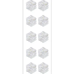 Kristallkunst, Ornament 3, selbstklebend, 10cm x 30cm, klar irisierend