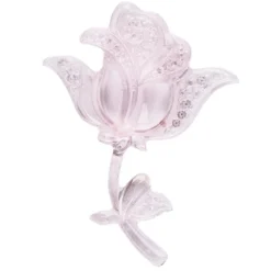 Kristallkunst, Rose, selbstklebend, 10cm x 30cm, hellrosa
