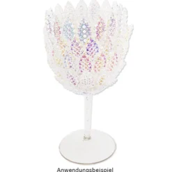 Kristallkunst, Schmuckstein Navette 2, 10cm x 30cm, selbstklebend, verschiedene Farben, 5 Bogen