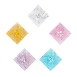 Kristallkunst, Schmuckstein Quadrat 1, 10cm x 30cm, selbstklebend, verschiedene Farben, 5 Bogen