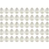 Kristallkunst-Schmucksteine, Tropfen 4, 2,5cm x 1,8cm, klar irisierend, 50 Stück