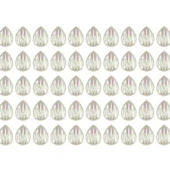 Kristallkunst-Schmucksteine, Tropfen 4, 2,5cm x 1,8cm, klar irisierend, 50 Stück