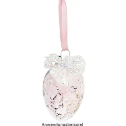 Kristallkunst-Schmucksteine, Schleife, 4,5cm x 4,5cm, transparent, klar, irisierend, 7 Stück
