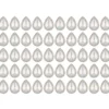 Kristallkunst-Schmucksteine, Tropfen 3, 2,5cm x 1,8cm, klar irisierend, 50 Stück