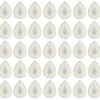 Kristallkunst-Schmucksteine, Tropfen 2, 3cm x 2cm, klar irisierend, 35 Stück