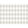 Kristallkunst-Schmucksteine, Tropfen 2, 2,5cm x 1,8cm, klar irisierend, 50 Stück