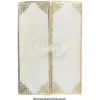 Kristallkunst-Schmucksteine, Ornament, 2,9cm x 5,3cm, transparent, klar, irisierend, 10 Stück