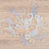 Kristallkunst-Schmucksteine, Gecko 2, 3,5cm x 5cm, transparent, klar, irisierend, 10 Stück