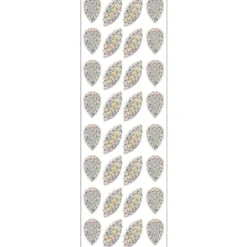 Kristallkunst, Tropfen & Ellipsen, 10cm x 30cm, selbstklebend, klar irisierend