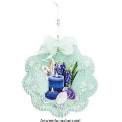 Kristallkunst, Zierecken-Ornament 2, 10cm x 30cm, selbstklebend, klar irisierend