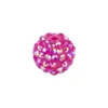 Kristall-Perlen, Ø18 mm, 10 Stück, fuchsia-irisierend