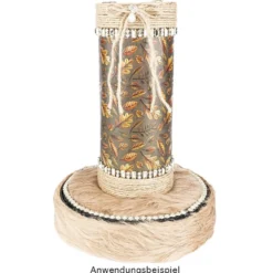 Kunstfell-Band, 12cm breit, 2m lang, hellbraun