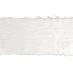 Kunstfell-Band, 12cm breit, 2m lang, weiß