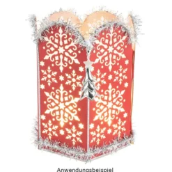 Lametta-Band, Ø 1cm, 2m lang, metallic-silber