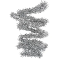 Lamettaband mit Draht, 3m lang, silber-metallic