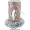 Lametta-Girlande, Deluxe, Duo Color, Ø 4cm, 2m lang, metallic-silber/weiß