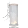 Laser-Aufleger Schmetterlinge, Design 2, je 2 Stück in 3 Größen, weiß, hochglänzend, 6 Stück