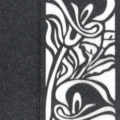 Laser-Grußkarten, Calla, 16,5cm x 11,5cm, anthrazit, inkl. Einleger & Umschläge, 5 Stück