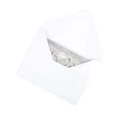 Laser-Grußkarten Mini, Schneeglöckchen, 9,5cm x 7cm, versch. Farben, mit Umschlägen, 20 Stück