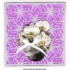 Laser-Kartenaufleger, Blumen 1, 14cm x 14cm, 4 versch. Designs, 5 Farbtöne, 20 Stück