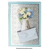 Laser-Kartenaufleger, Hintergrund, Französische Lilie, 14,8cm x 9,6cm, 220 g/m², 5 Farben, 20 Stück